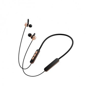 OEM-BL166 Stereo neck hanging magnetic head wireless Bluetooth earphone