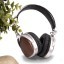 OEM-BL206 Hot selling Manufacture natural wood wireless over-ear headphone(1)
