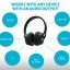 Wireless Rechargeable TV Headphones- RF Connection, 2.4 GHz, Transmits Wirelessly up to 100ft, No Bl(4)