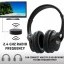 Wireless Rechargeable TV Headphones- RF Connection, 2.4 GHz, Transmits Wirelessly up to 100ft, No Bl(2)