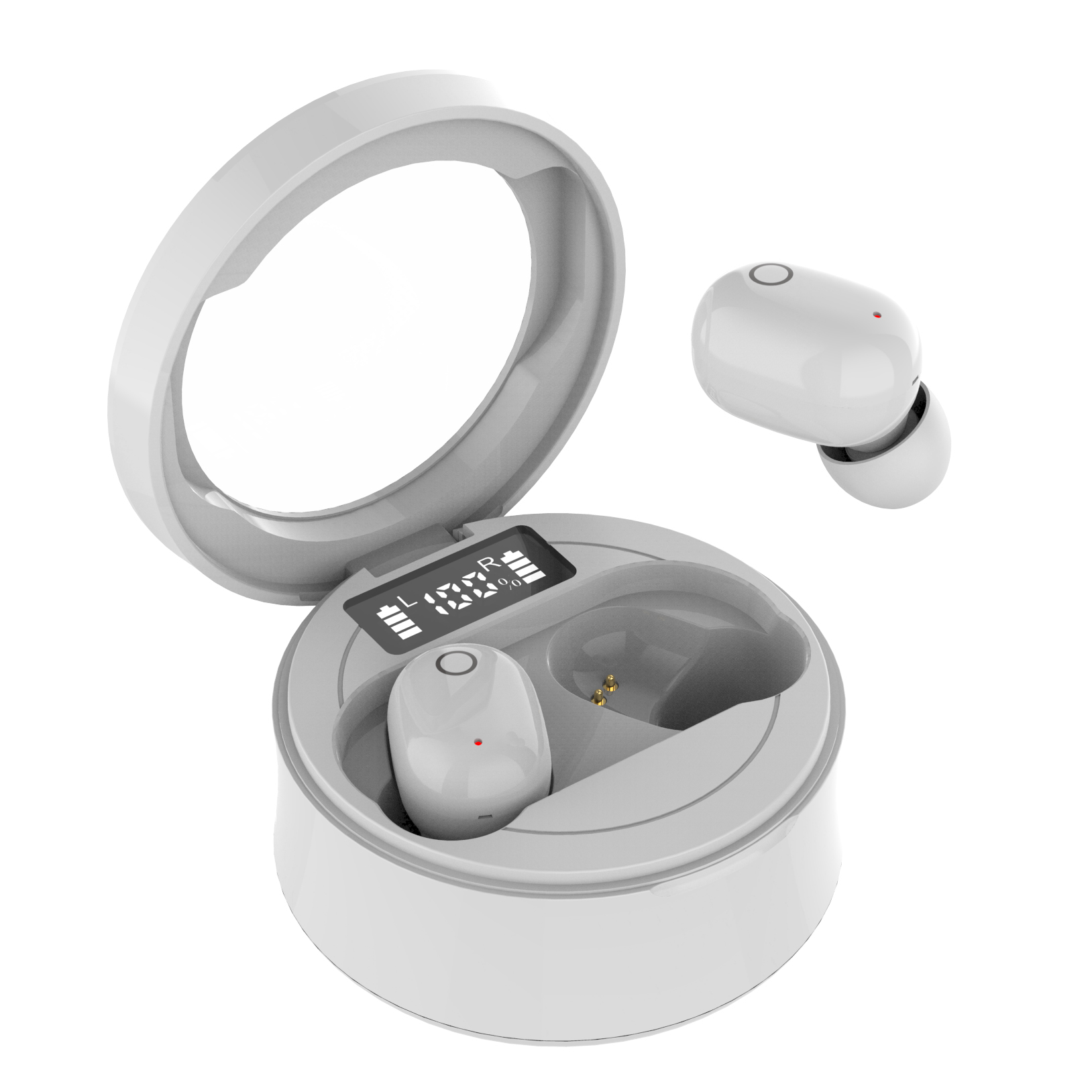 Touch Control True Wireless Earbuds Waterproof Bluetooth 5.0 Wireless Earphones with Mic(2)
