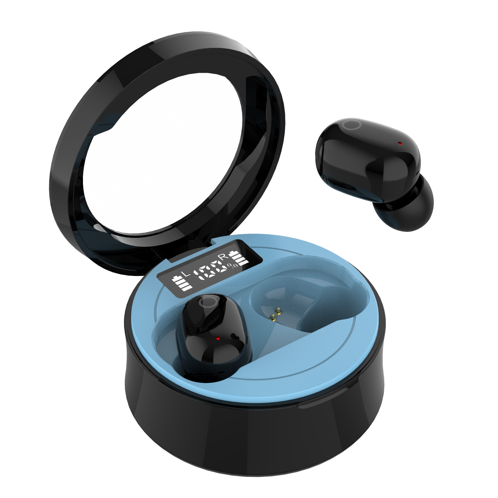 Touch Control True Wireless Earbuds Waterproof Bluetooth 5.0 Wireless Earphones with Mic(3)