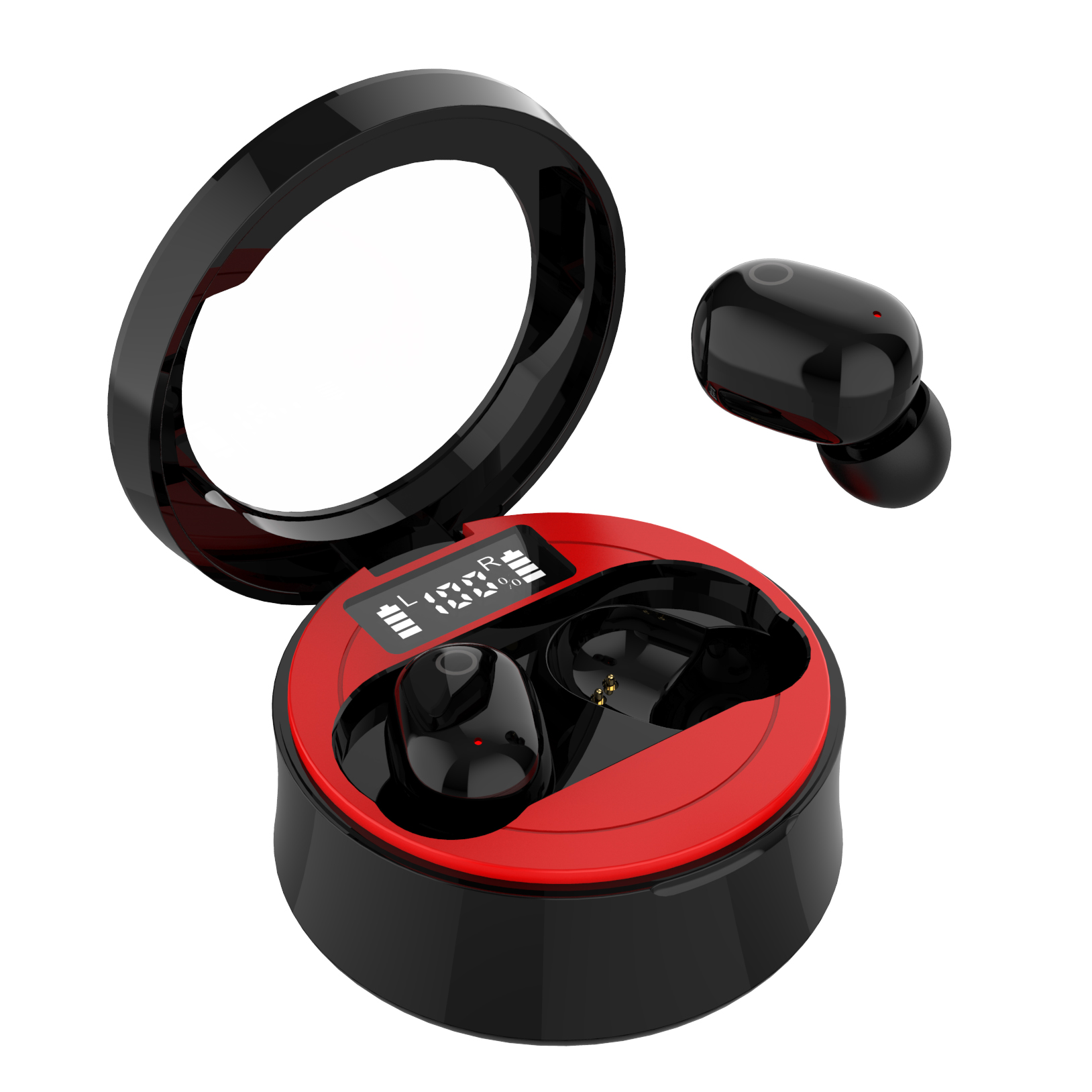 Touch Control True Wireless Earbuds Waterproof Bluetooth 5.0 Wireless Earphones with Mic(4)
