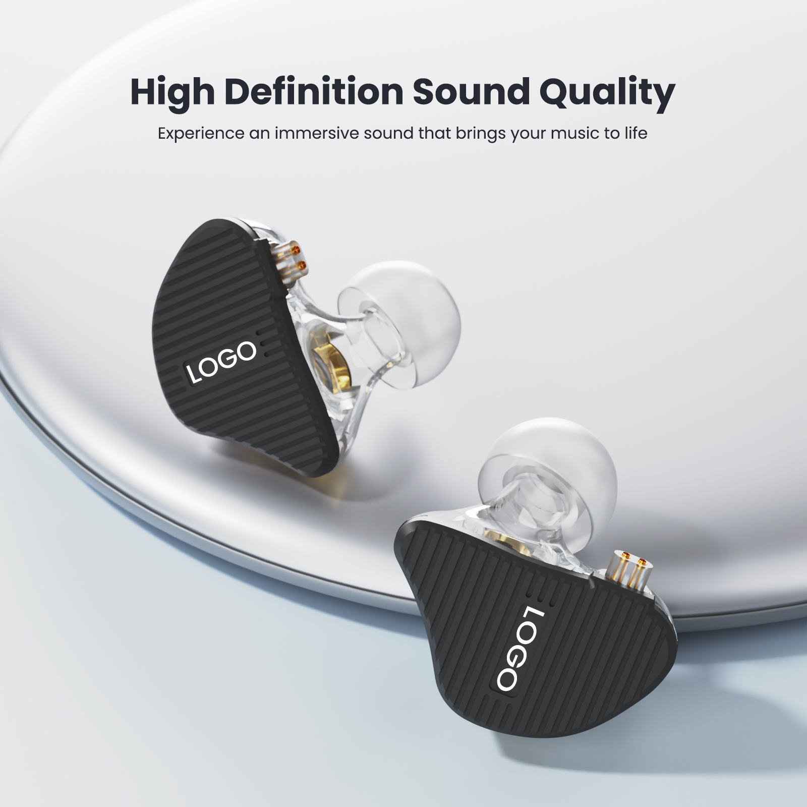 BASN Mix-PD in Ear Monitor, 1Planar Driver + 1Dynamic Driver HiFi IEM Earphones(2)