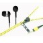 Zipper cable in-ear earphones earbuds with microphone(1)