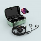 TWS True Wireless Earbuds Bluetooth 5.0 Stereo and HiFi in-ear Headphones Special 2-IN-1 Design